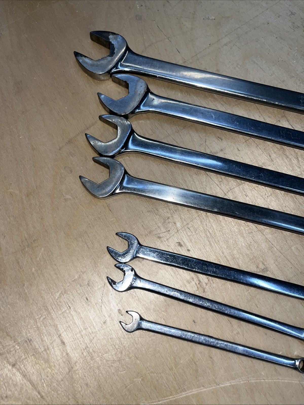 MATCO USA 7 Pc SAE Combination Wrench SET WCL282, 242, 222, 202, 122, 102, 86