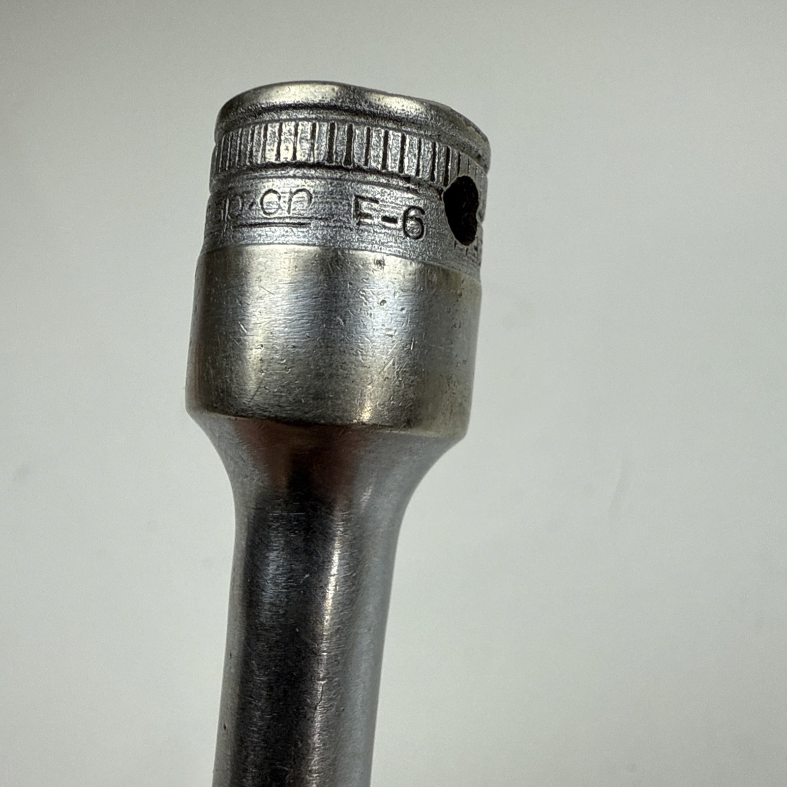 Snap On Vintage Standard 6-7/8″ Long 3/8″ Drive Ratchet USA F-70-M 3” & 6” Ext.