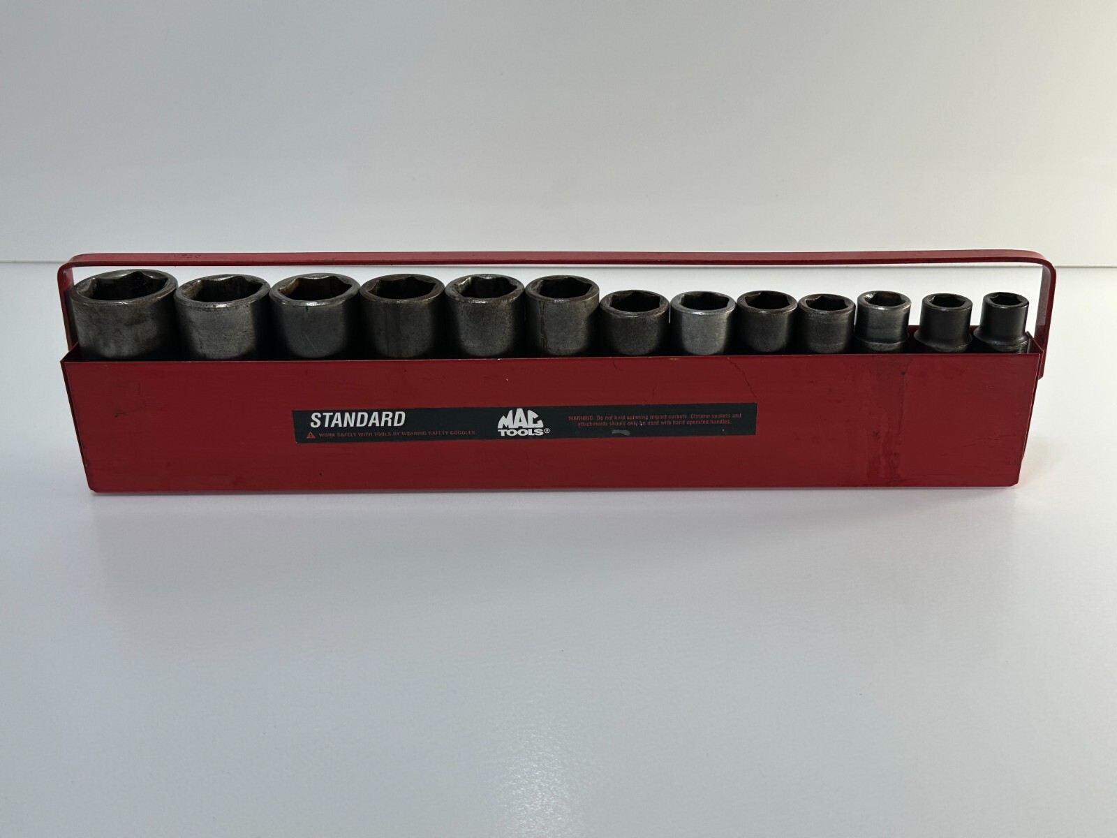 MAC Tools USA 13pc SAE Deep Impact Socket Set 1/2″ Drive 6 Point 7/16″ to 1-1/4″