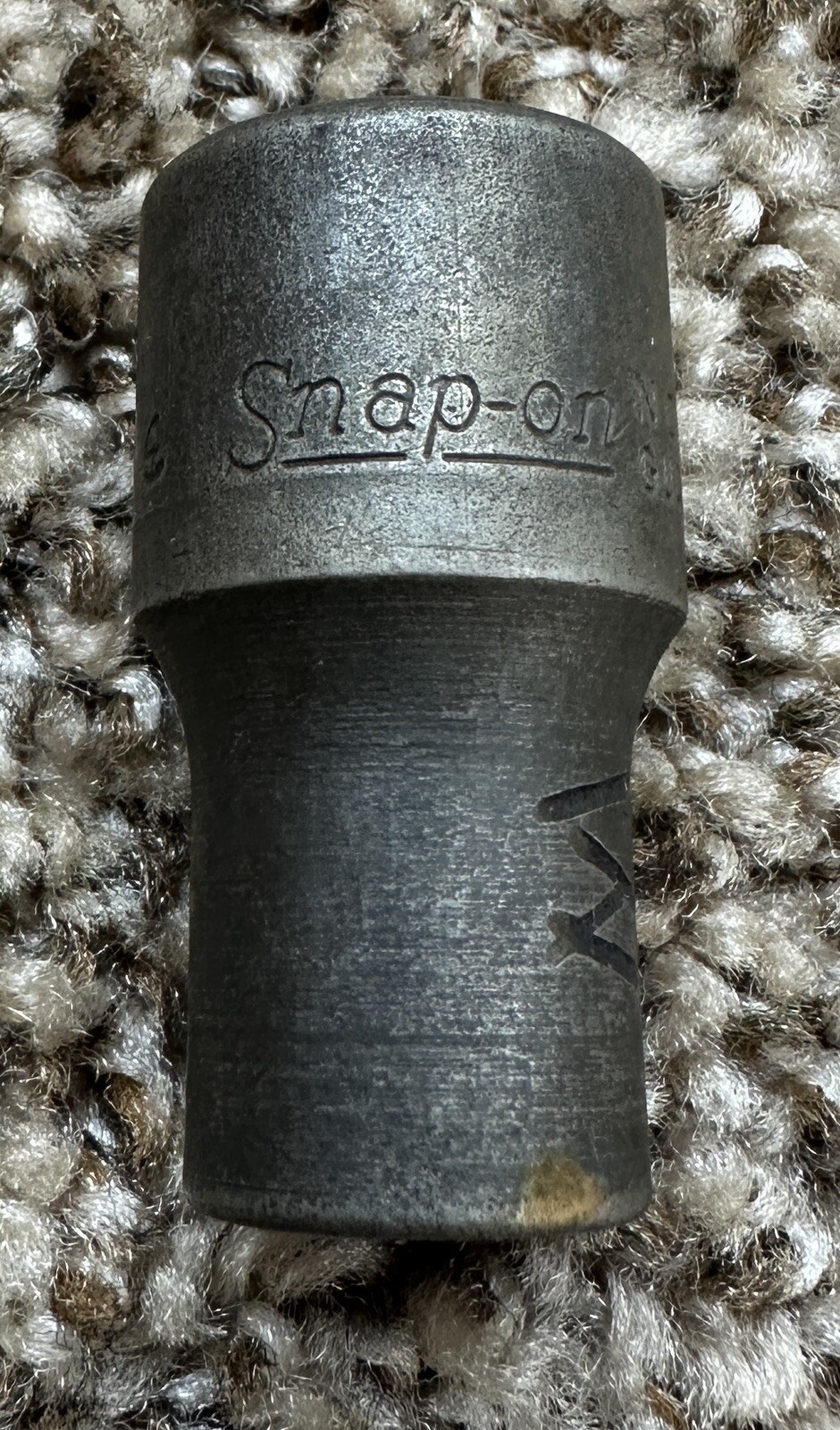 Snap On – S-9702 7/16in. 1/2 Drive 6pt Socket – Mil Finish – USA Made