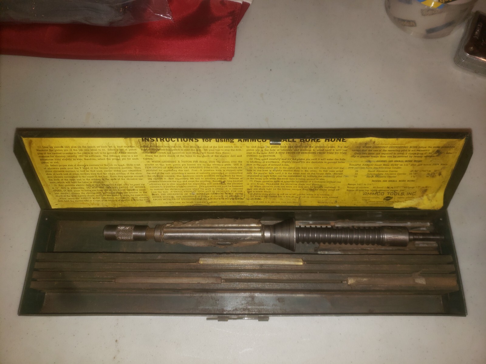 Ammco Small Bore Hone Kit #1