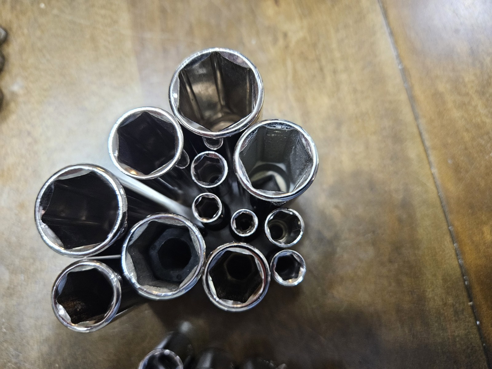 Craftsman 12, 8, 6 Point Deep And Shallow Socket Lot Set USED (84)