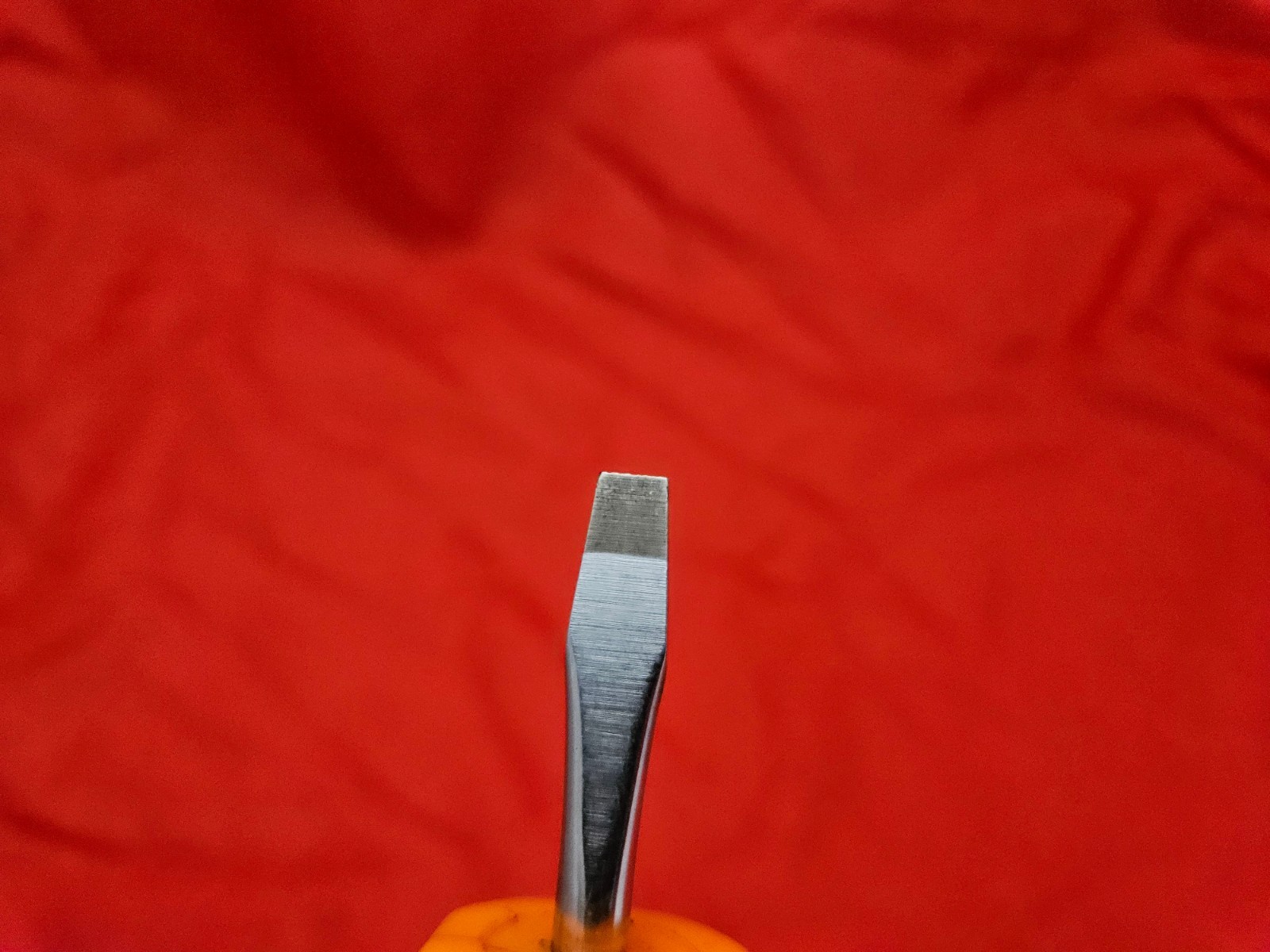 Snap-on SDD1 1/4″ Flat Head Stubby Screwdriver Orange Hard Handle USA AS IS i1
