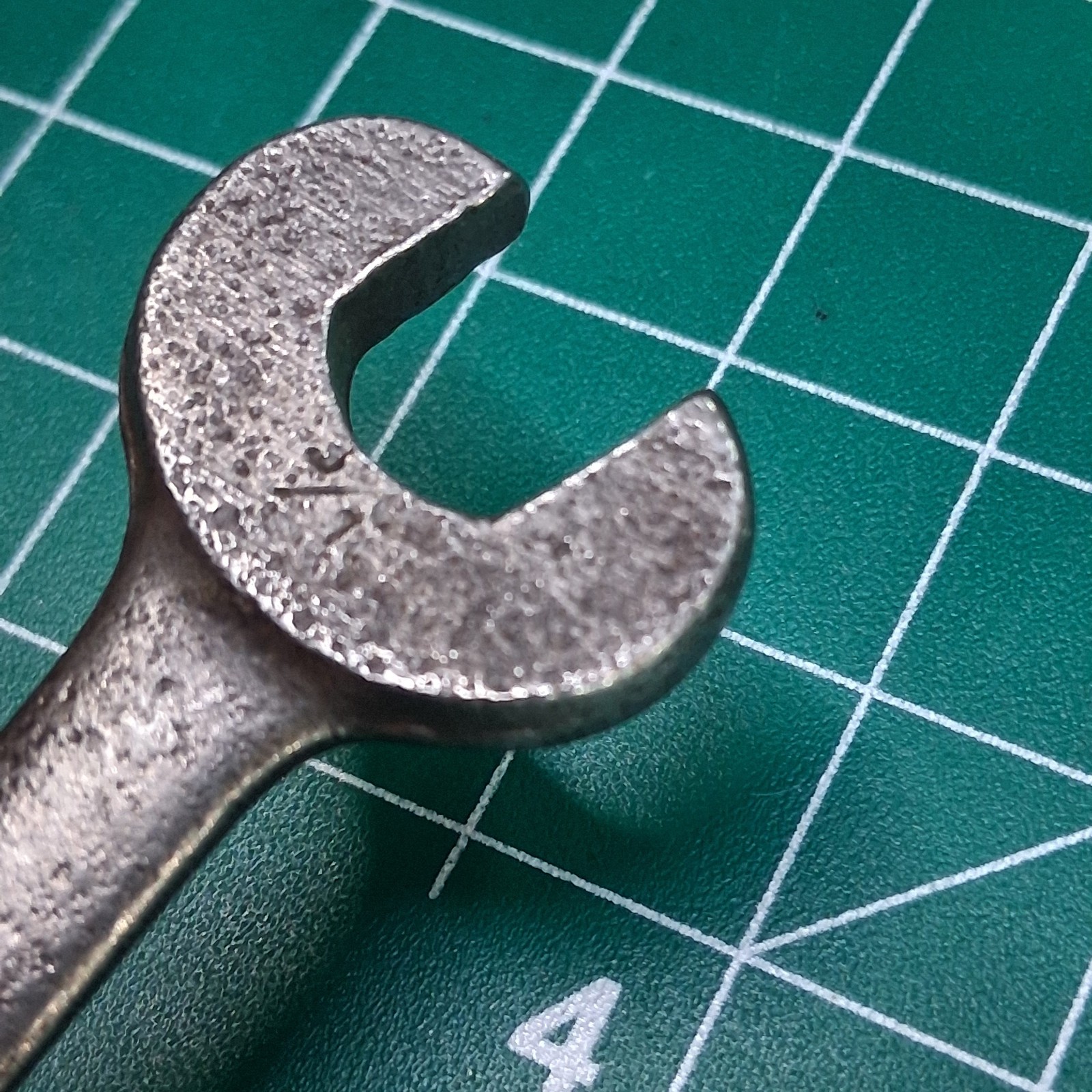 Vintage W&B 13/32″ x 5/16″ Drop Forged SAE 3″ Double Open-End Wrench
