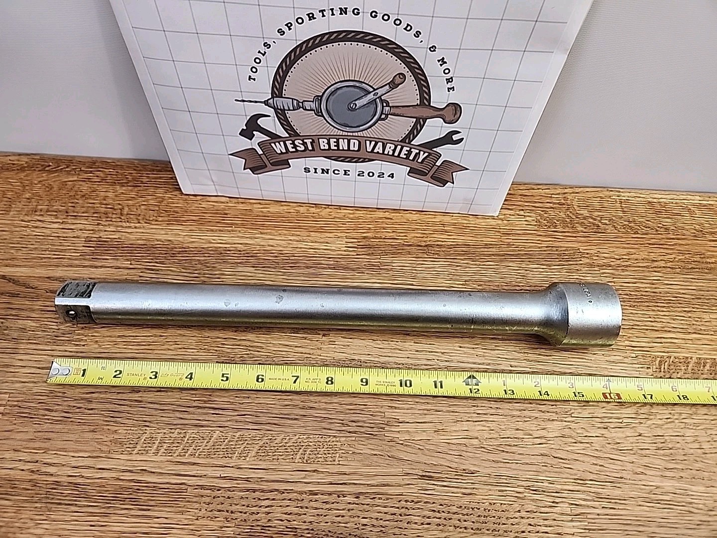 Snap-On L123, 1” Drive x 16″ Long Extension, USA
