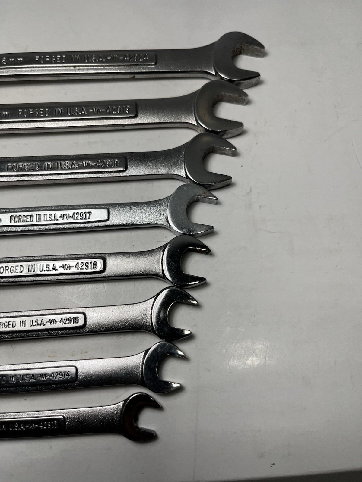Craftsman 8 Piece 12 Point Combinaition Metric Box End Wrench Set