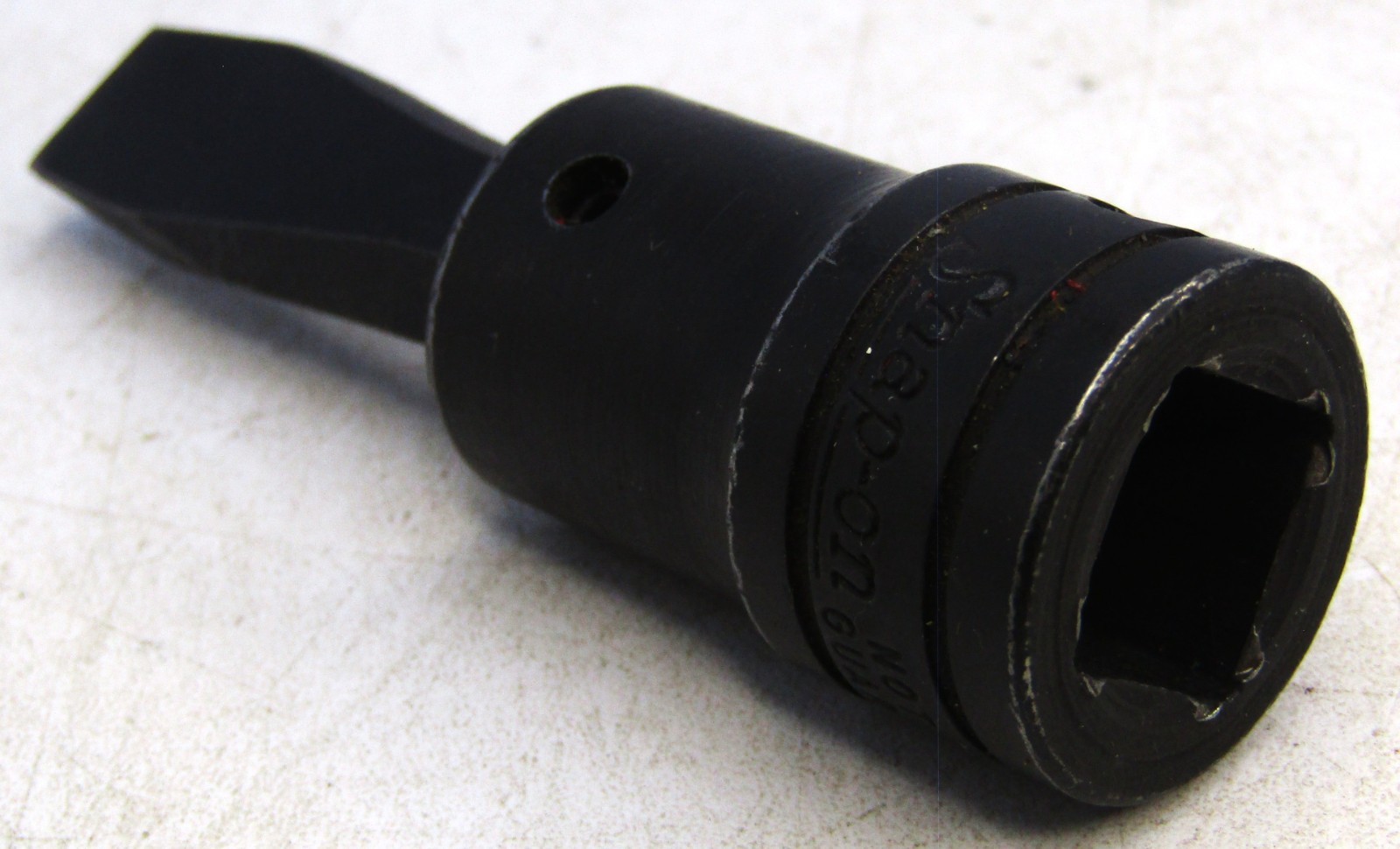 Snap-On PSW-284A 1/2 Drive Straight Blade Socket, Black Oxide.