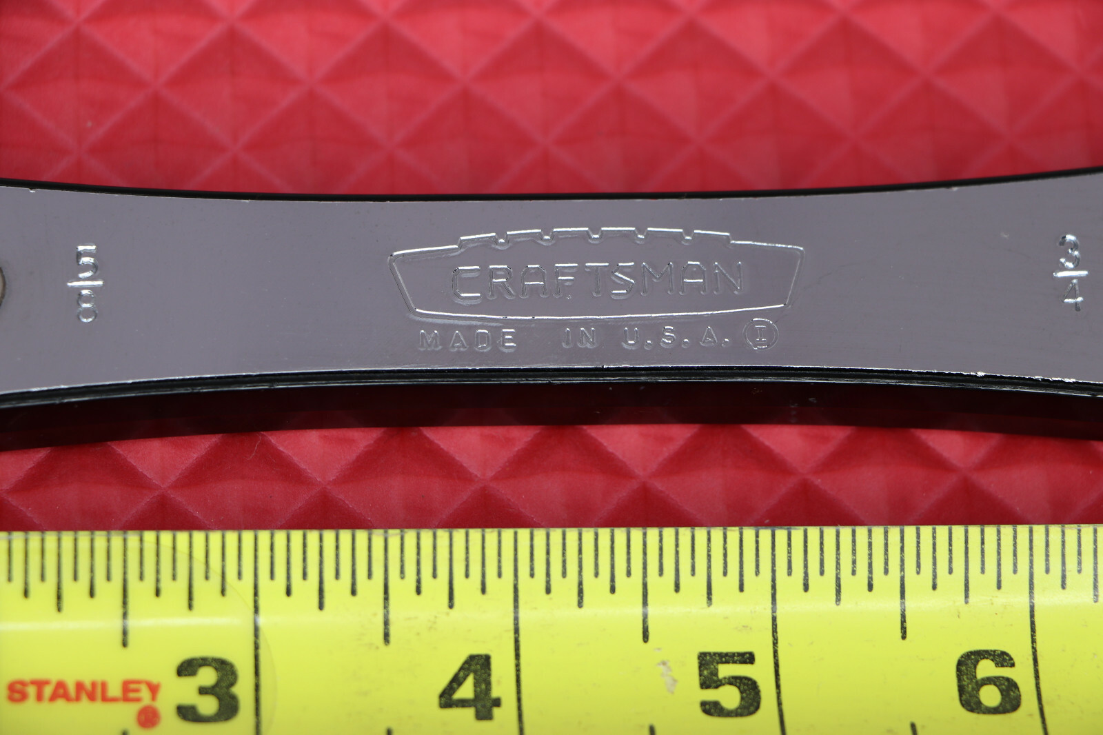 Craftsman 5/8» x 3/4» Ratchet Double Box End Wrench USA