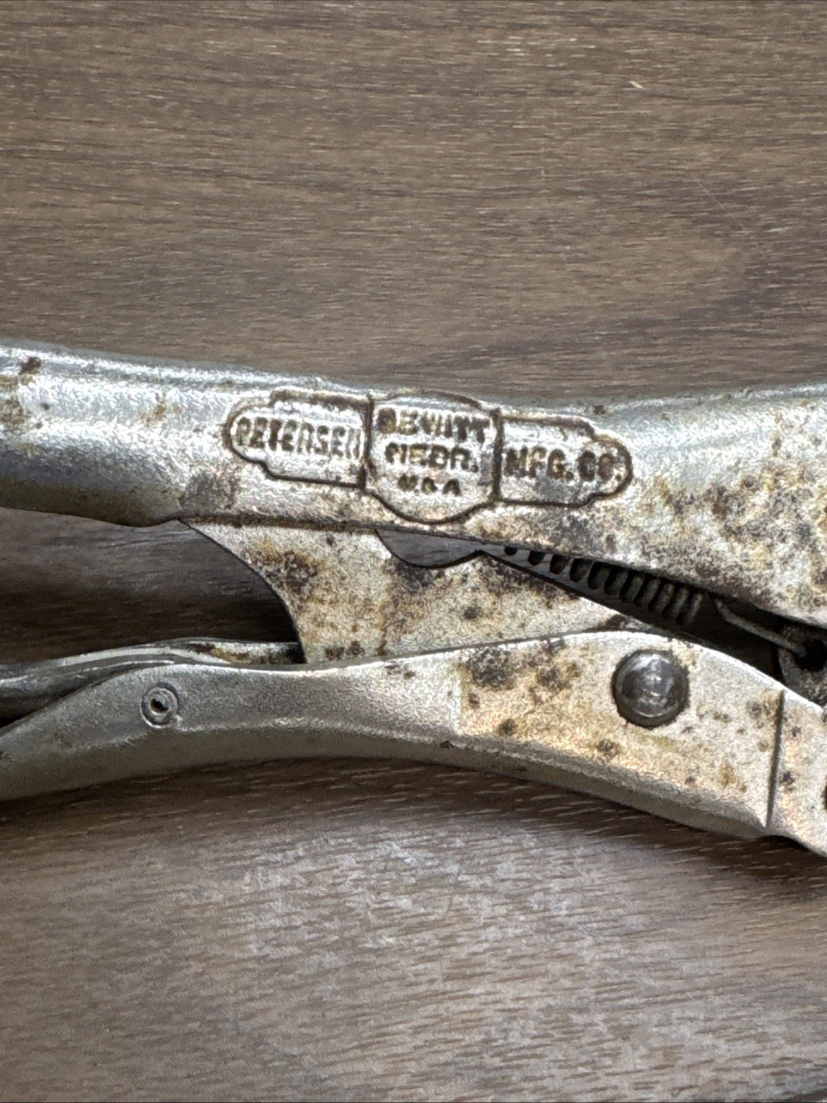 Petersen DeWitt 2 Piece Small Vise-Grip Locking Plier Set 6LN and 9LN USA.