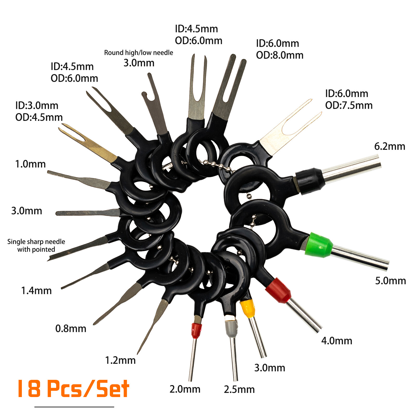 Car Terminal Removal Tool Electrical Wire Plug Connector Pin Extractor Kit A X52