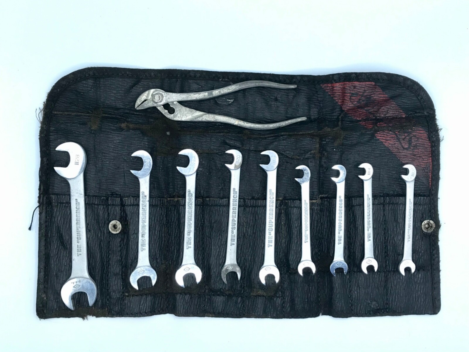 Vintage Williams Ignition Superrench 10-Piece Set w/ Tool Roll USA 🇺🇸