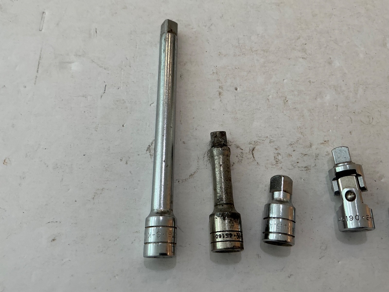 S-K tools 5 pc extension, universal, adapter set 3/8″ dr all for $25 USA made