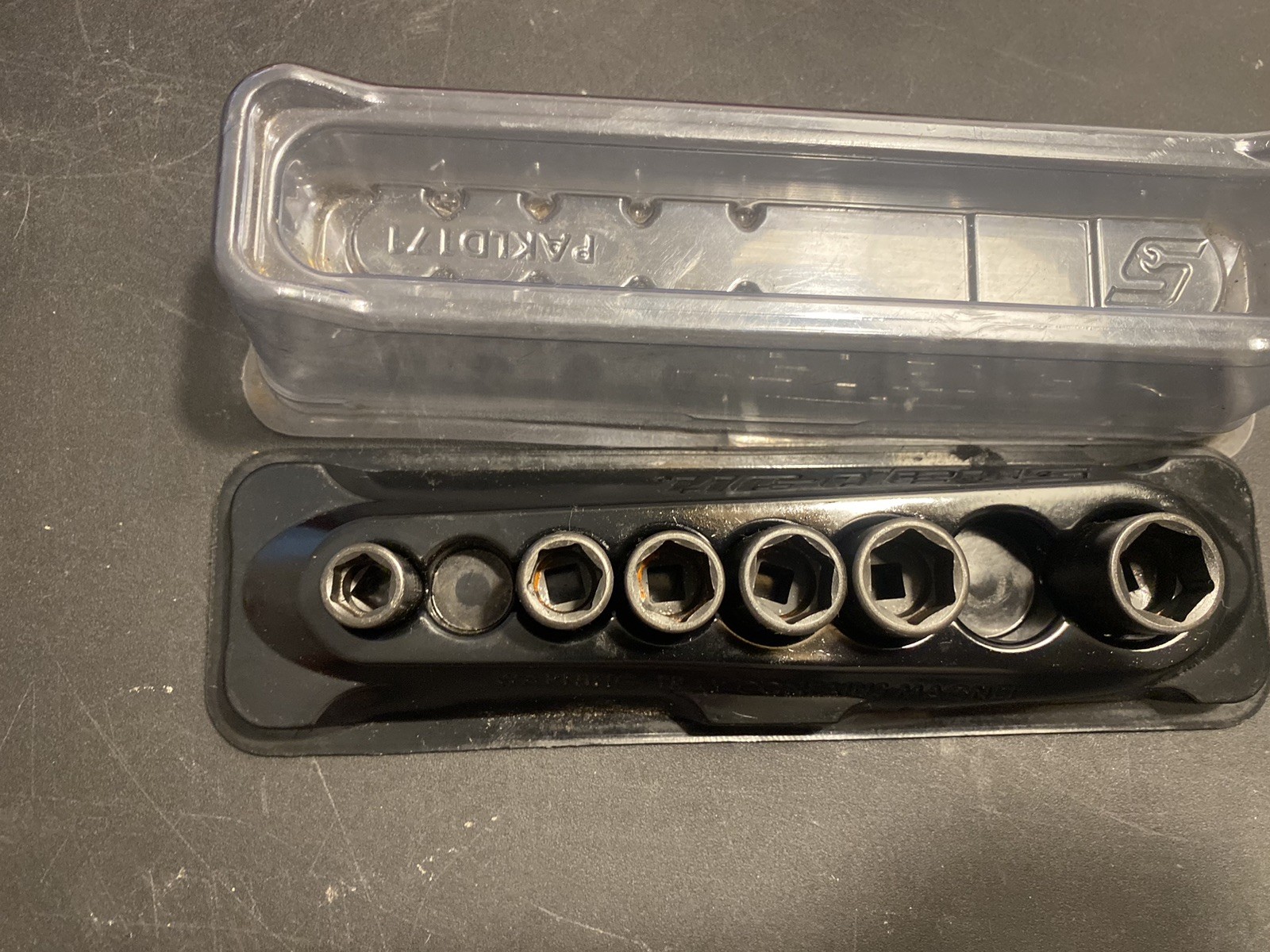 Snap On imtmm impact 1/4 drive shallow socket set 6pc INCOMPLETE READ