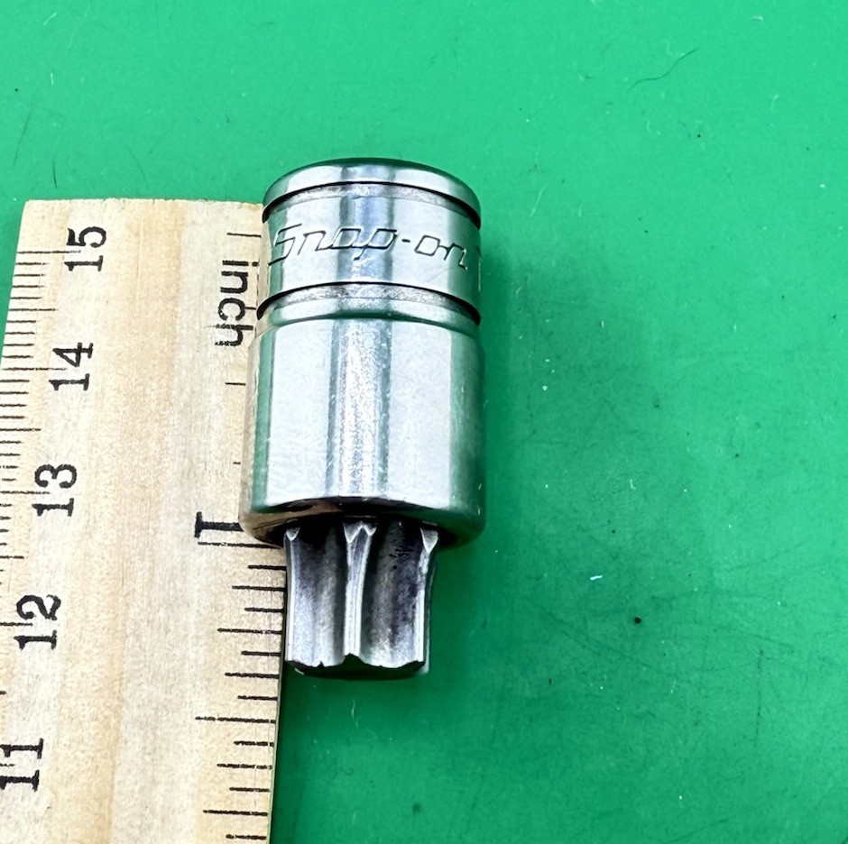 SNAP-ON FTX55SE T55 Short Torx 3/8” Drive Socket Made In The USA Snap On