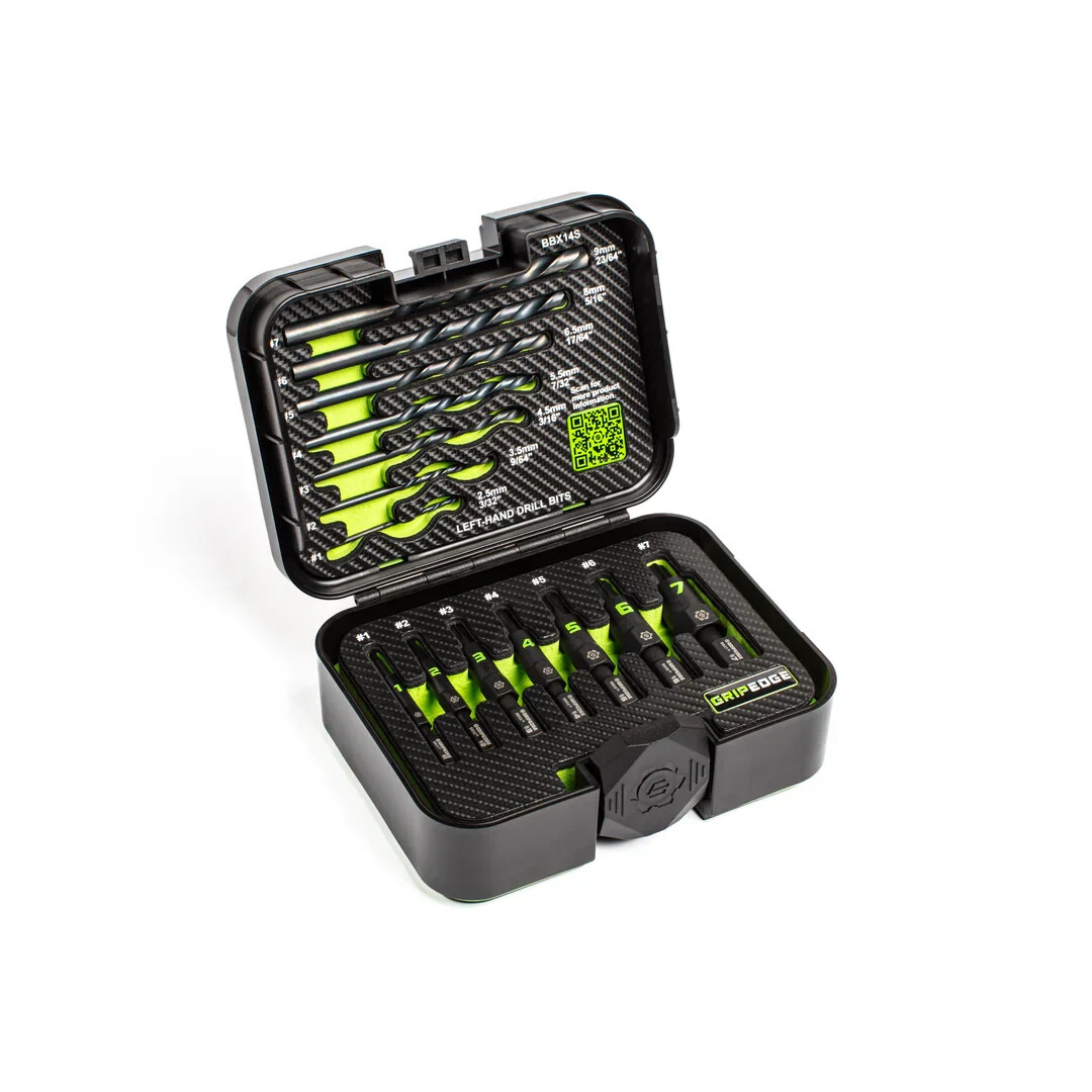 Grip Edge BBX14S G-FORS Bolt Extractor Set 14-PC