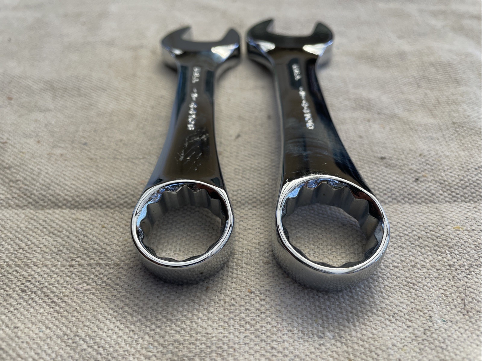 Craftsman 11/16″- 3/4” Stubby Combination Wrench 12 Point USA 44108-44109 #b-6