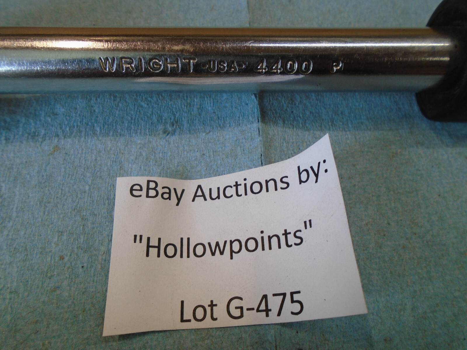 Wright USA No. 4400 Ratchet 1/2″ Drive w/ Tootsie Roll Handle 10-1/2″ long G475