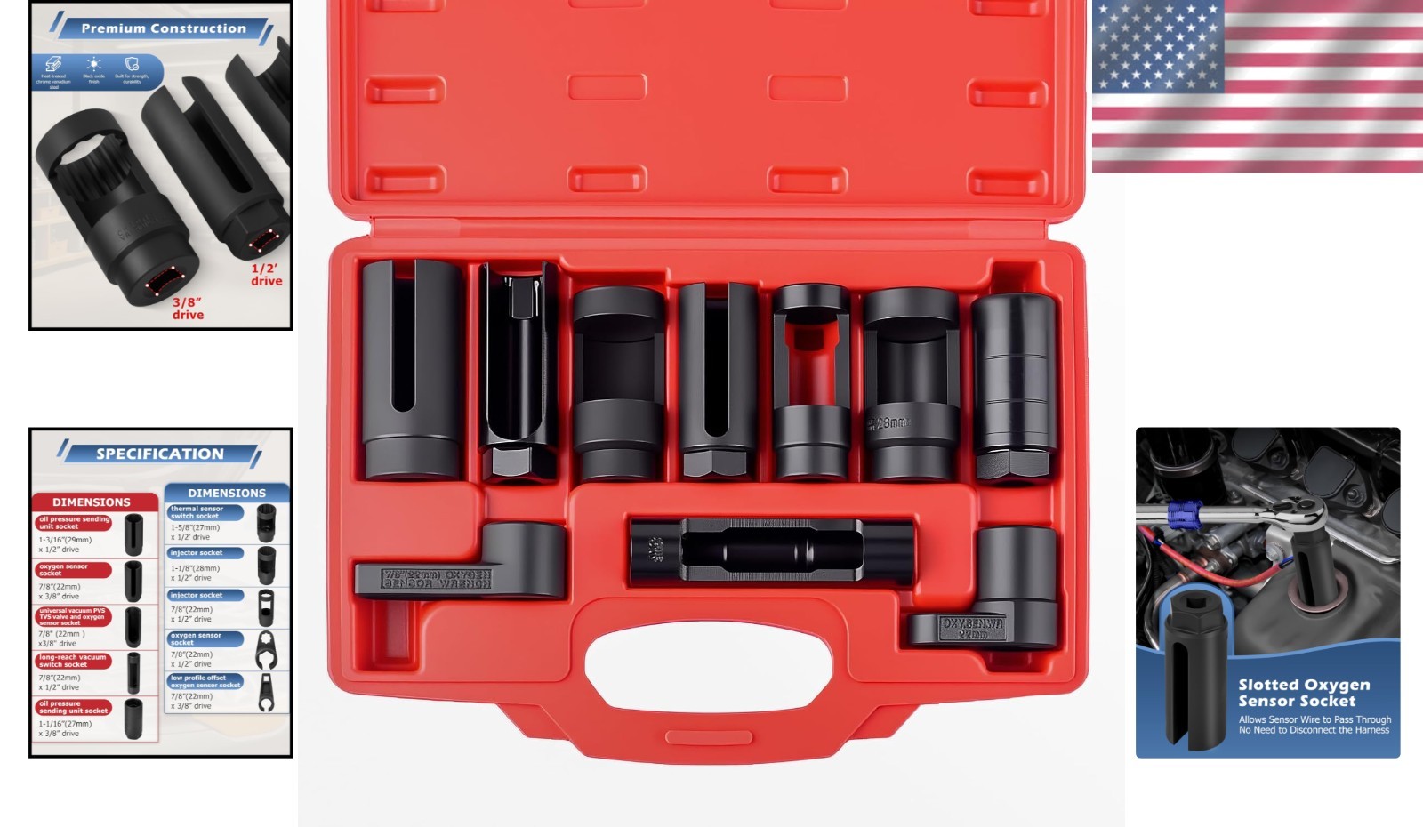 Specialty Oxygen Sensor Sockets | Oil Pressure Unit Removal