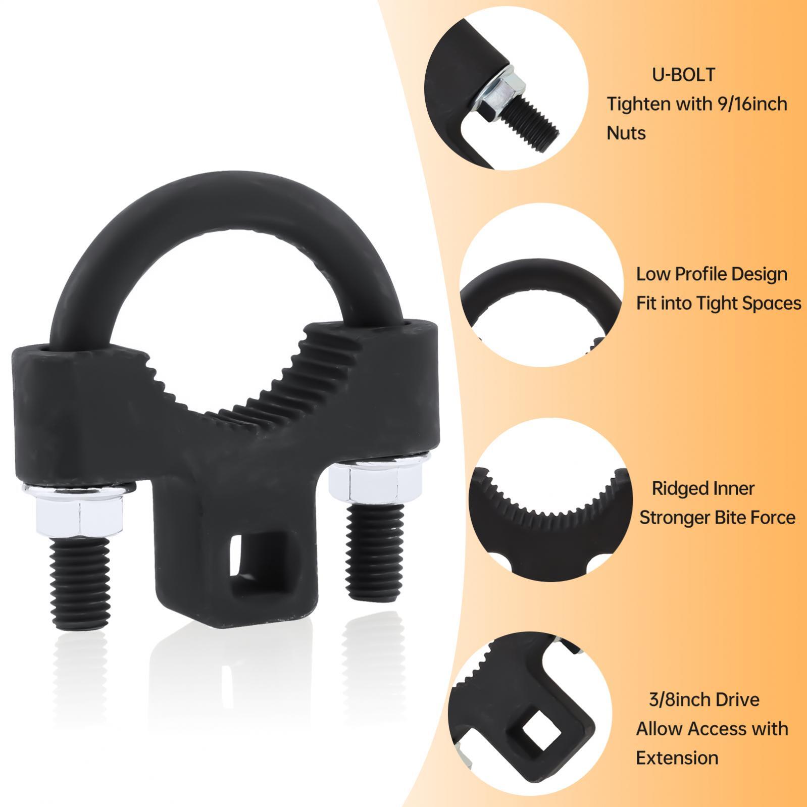 Inner Tie Rod Removal Tool Kit 3/8» 27-42mm End Wrench for 1/2″ Square Drive