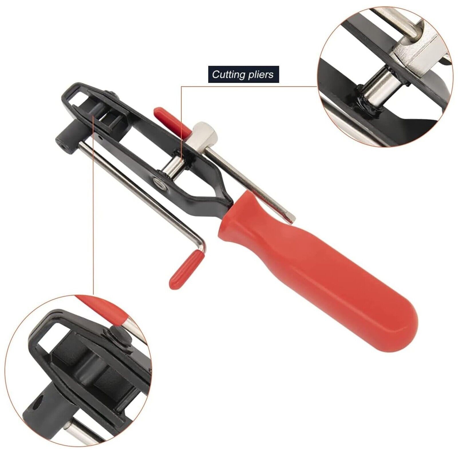 14Pcs CV Joint Boot Clamp Pliers with CV Boot Clamps Kit Ear Type Banding Tool
