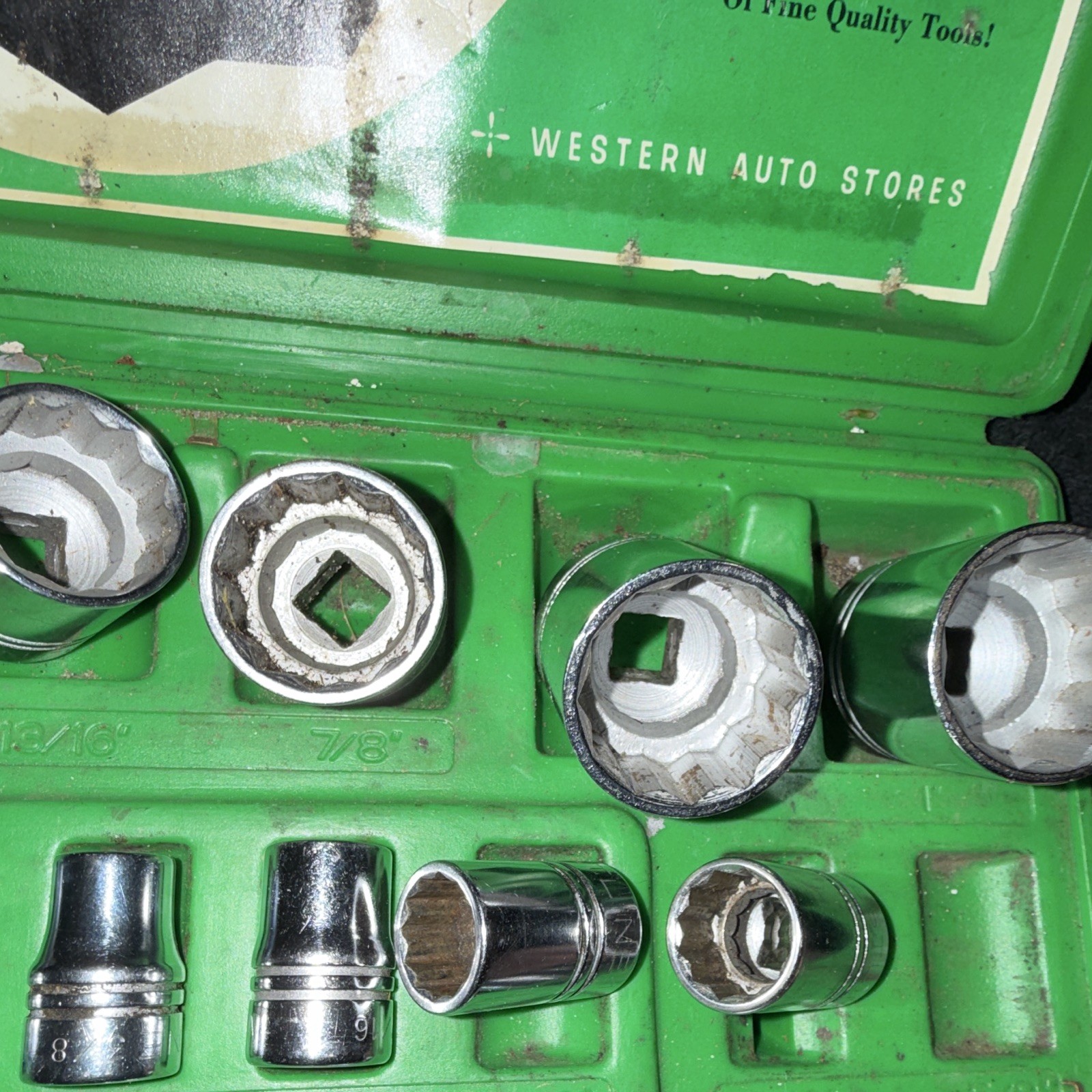 Westline Made In USA 15 Piece 12pt 3/8″ Drive Chrome SAE Socket And Ratchet Set