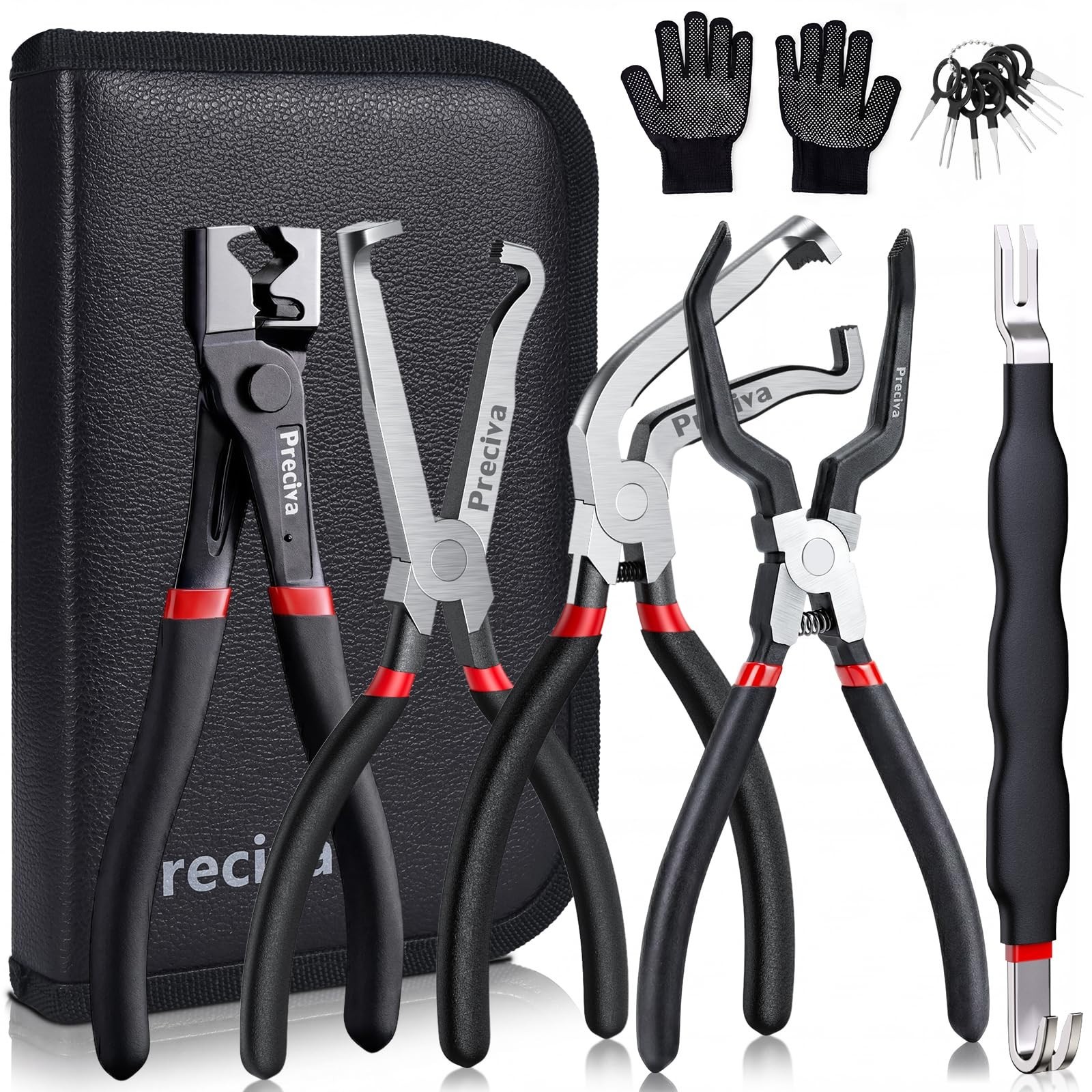 9-in-1 Automotive Electrical Connector Tool Kit, Terminal Release Pliers & Wire