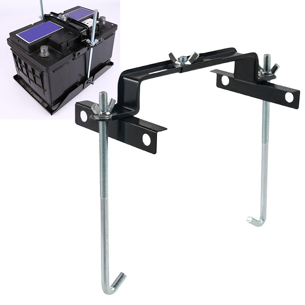 Easy Install Adjustable Car Battery Holder Bracket for Various Vehicles