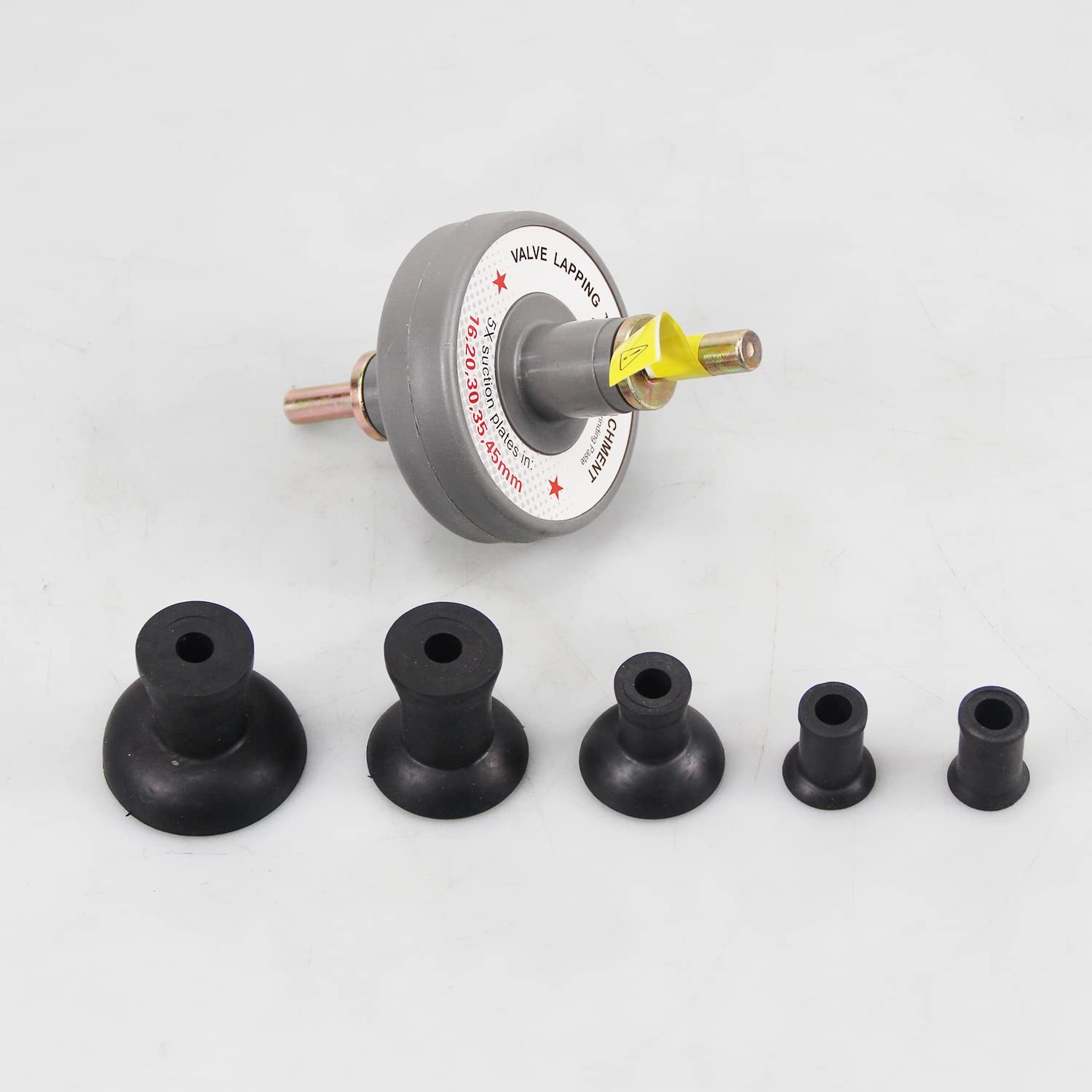 Engine Valve Lapping Attachment Tool For Drill With 5 Suction Plates