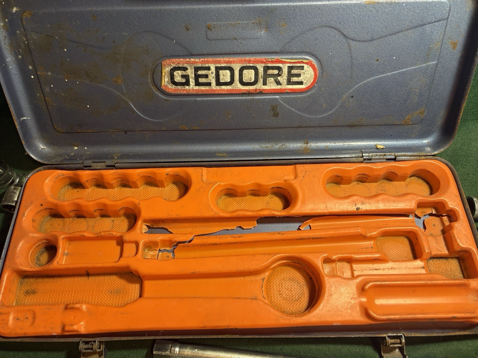 Vintage Gedore D19 TMAX Metric & Imperial 1/2 Drive Socket Set Germany Complete