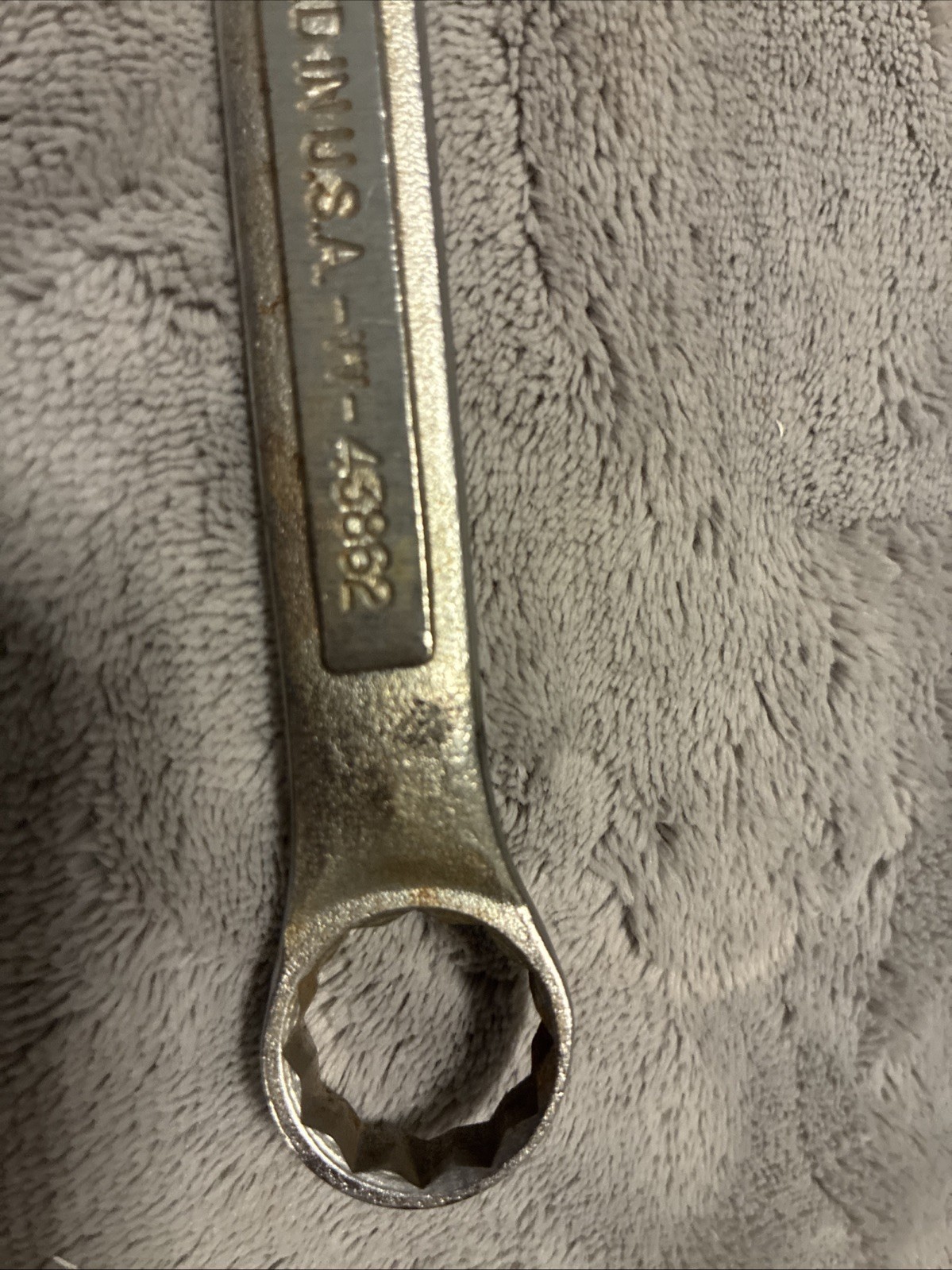 Craftsman 5/8″ x 3/4″ Double Box End Wrench Stubby -VV-43862 12-pt ~ Made in USA