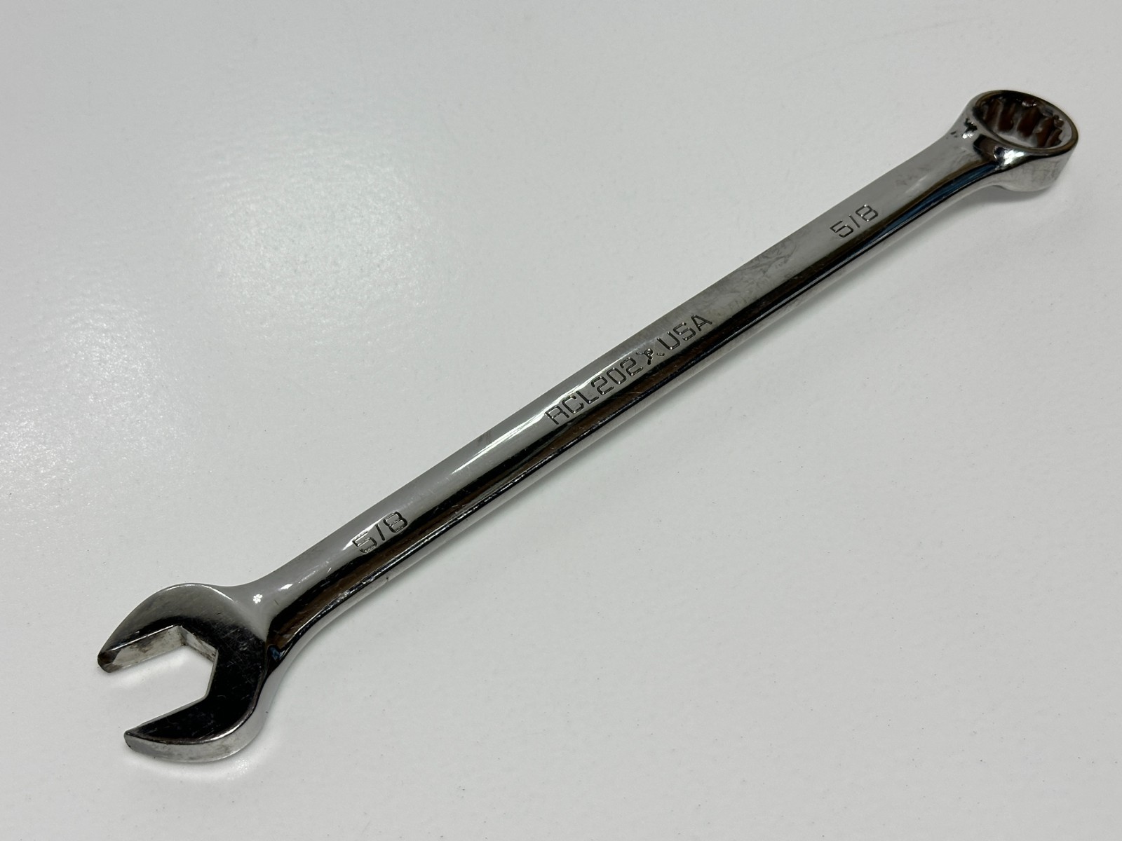 Matco Tools USA RCL202 5/8″ Long Chrome Combination Wrench, 12 Point