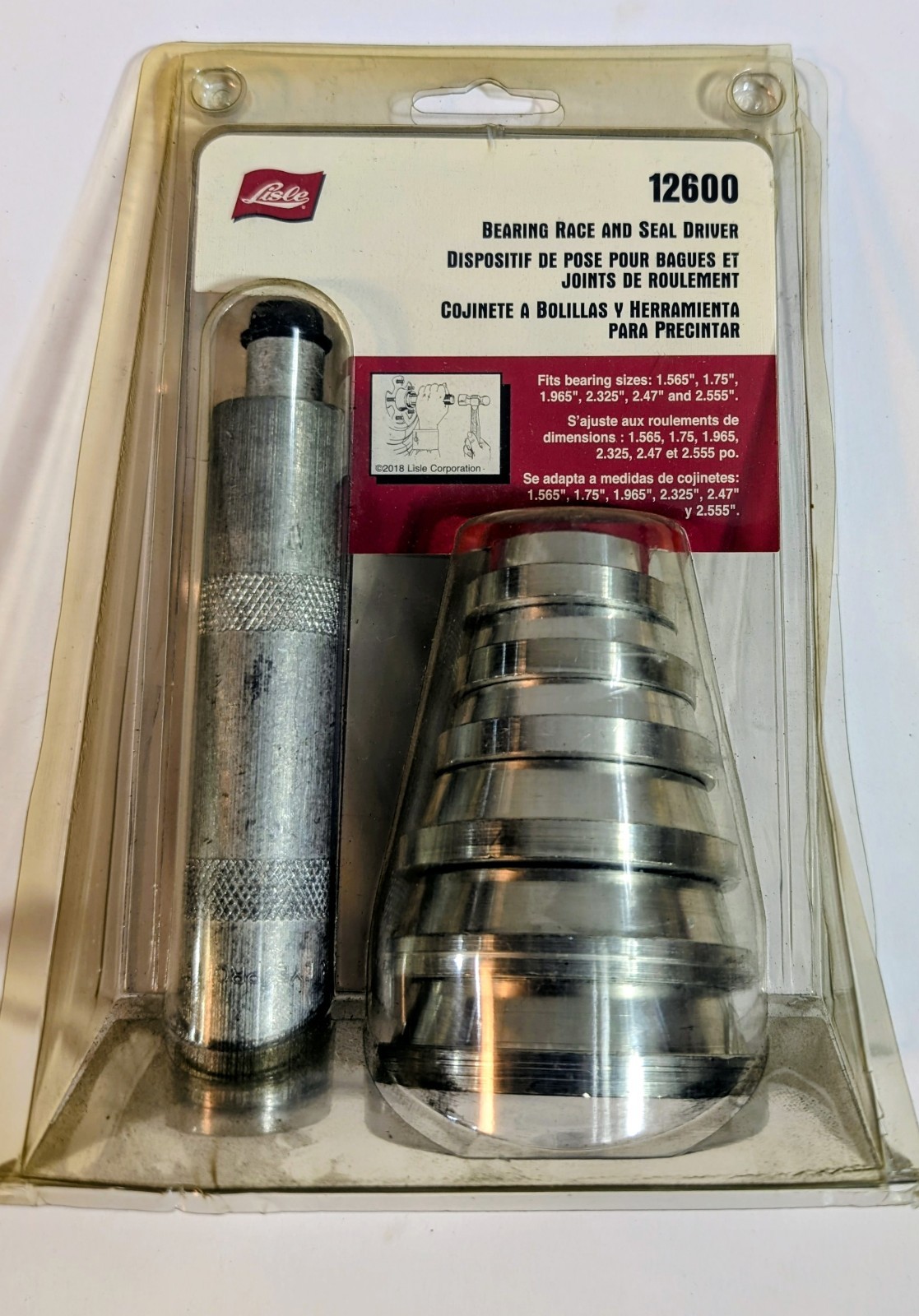 Lisle Bearing Race and Seal Driver #12600