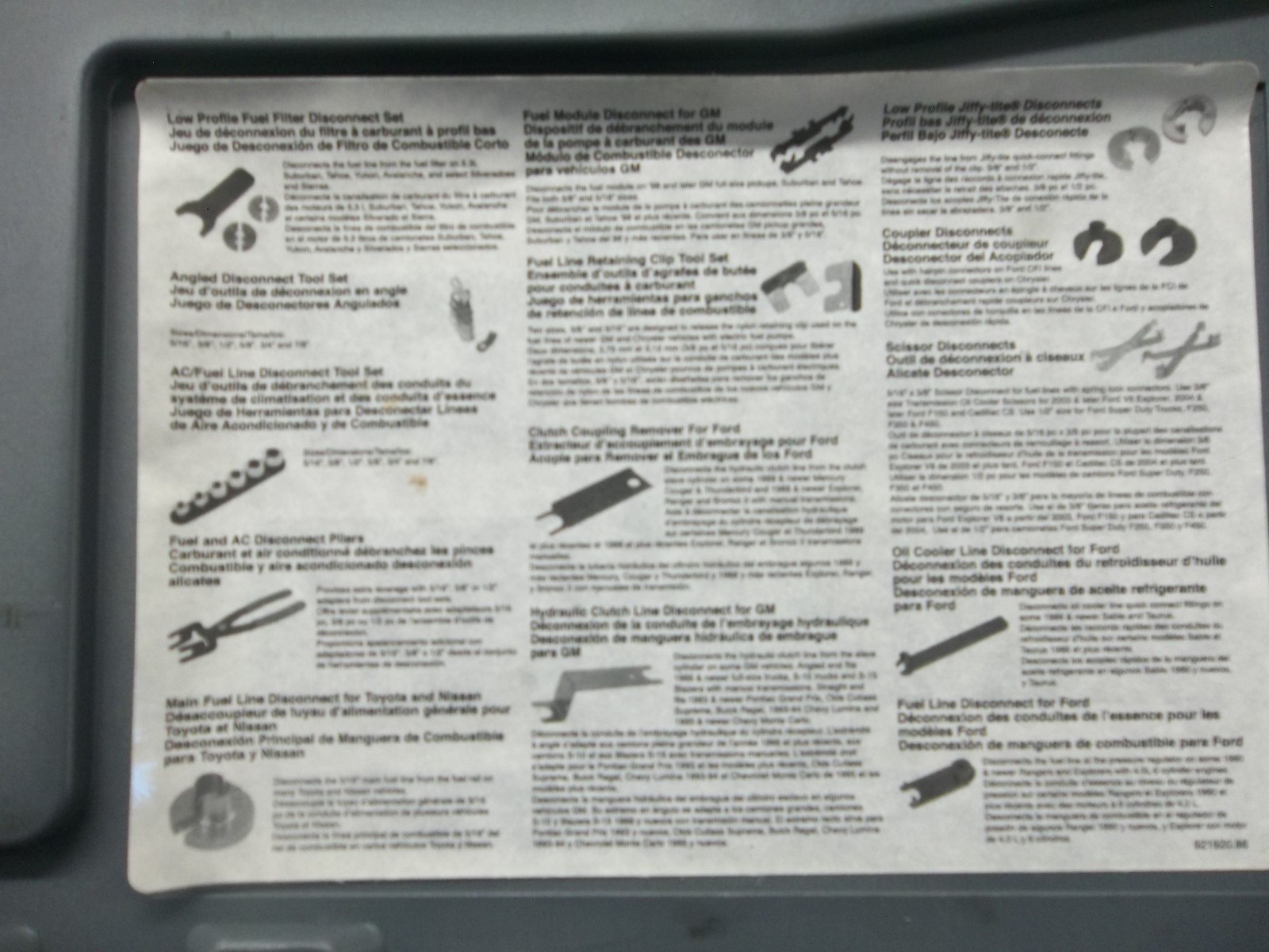 Lisle Corporation Master Plus Disconnect set 39850