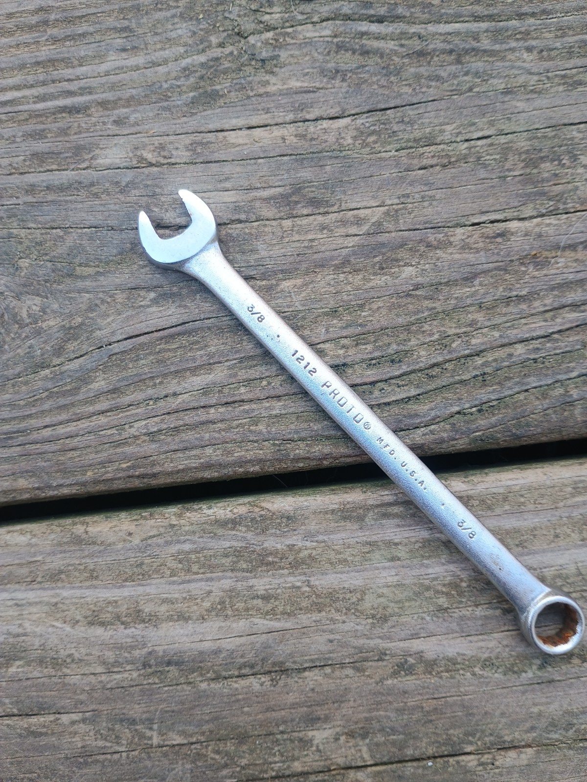 Proto Professional 3/8” Combination Wrench 12 Point 1212 Made In USA