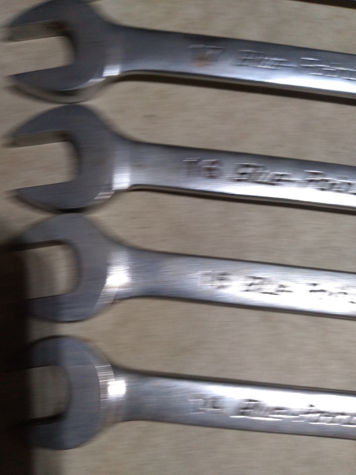 6-Blue Point Metric 12 Point Combination Wrenchs USA BOM14,15,16,17,18,19