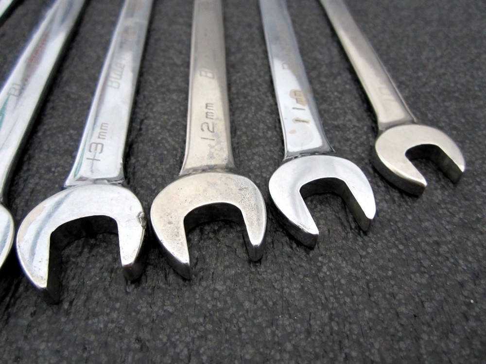 Blue-Point 9pc Metric Reversible Combination Ratcheting Wrench Set