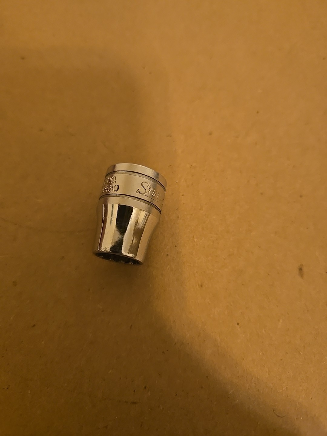 Snap On 3/8″ Drive 3/8″ 12PT SAE Shallow Chrome Socket USA F121
