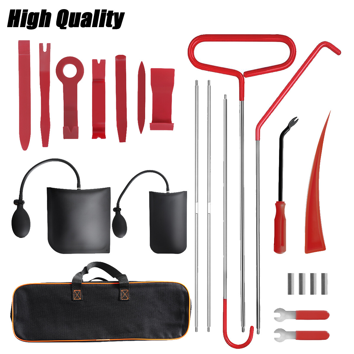Car Repair Tool Kit Portable Automotive Tool Set Carrying Bag for Cars & Trucks