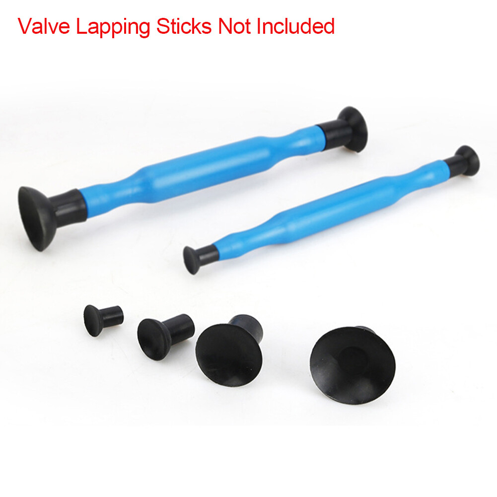 4pcs/set Car Valve Lapping Sticks Sucker Rubber Head Fittings Grinding Tools