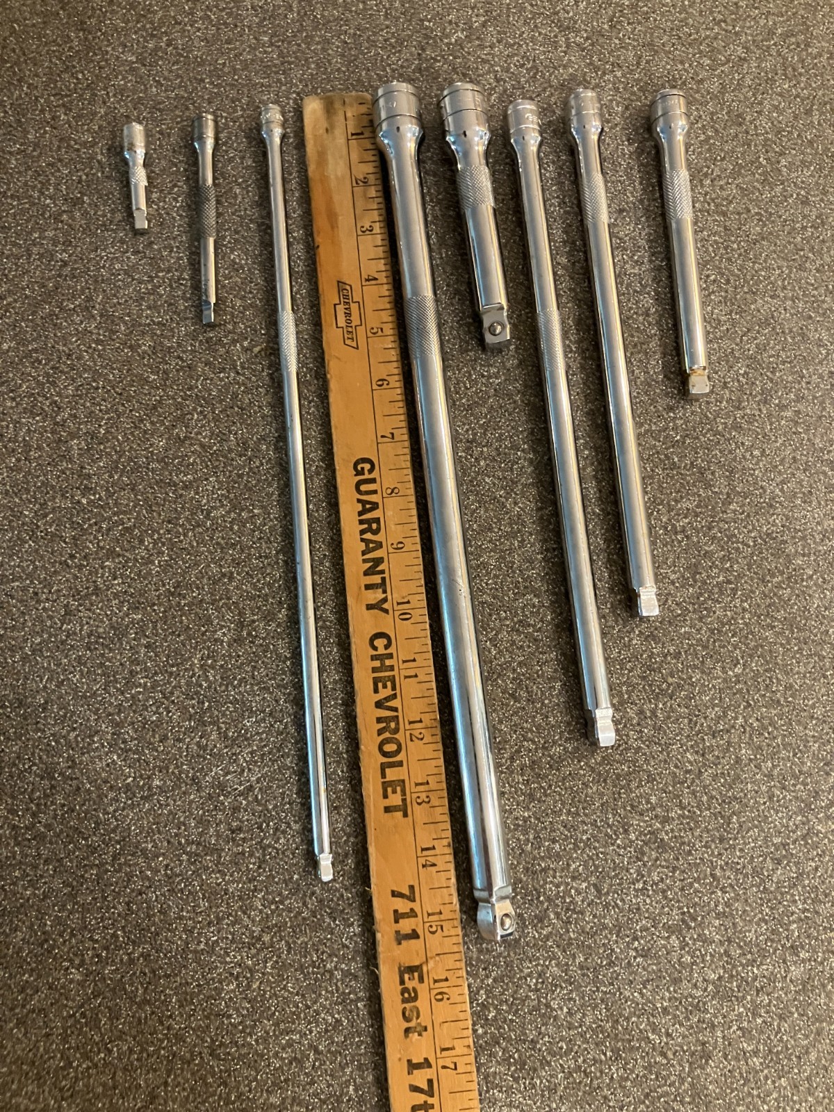 Gearwrench Wobble-Plus extensions 8pc set 1/4″-3/8″-1/2″