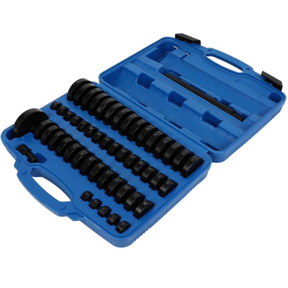 ✅52Pcs Bearing Seal Driver Tool kit Custom Bushing Bearing Hydraulic Press