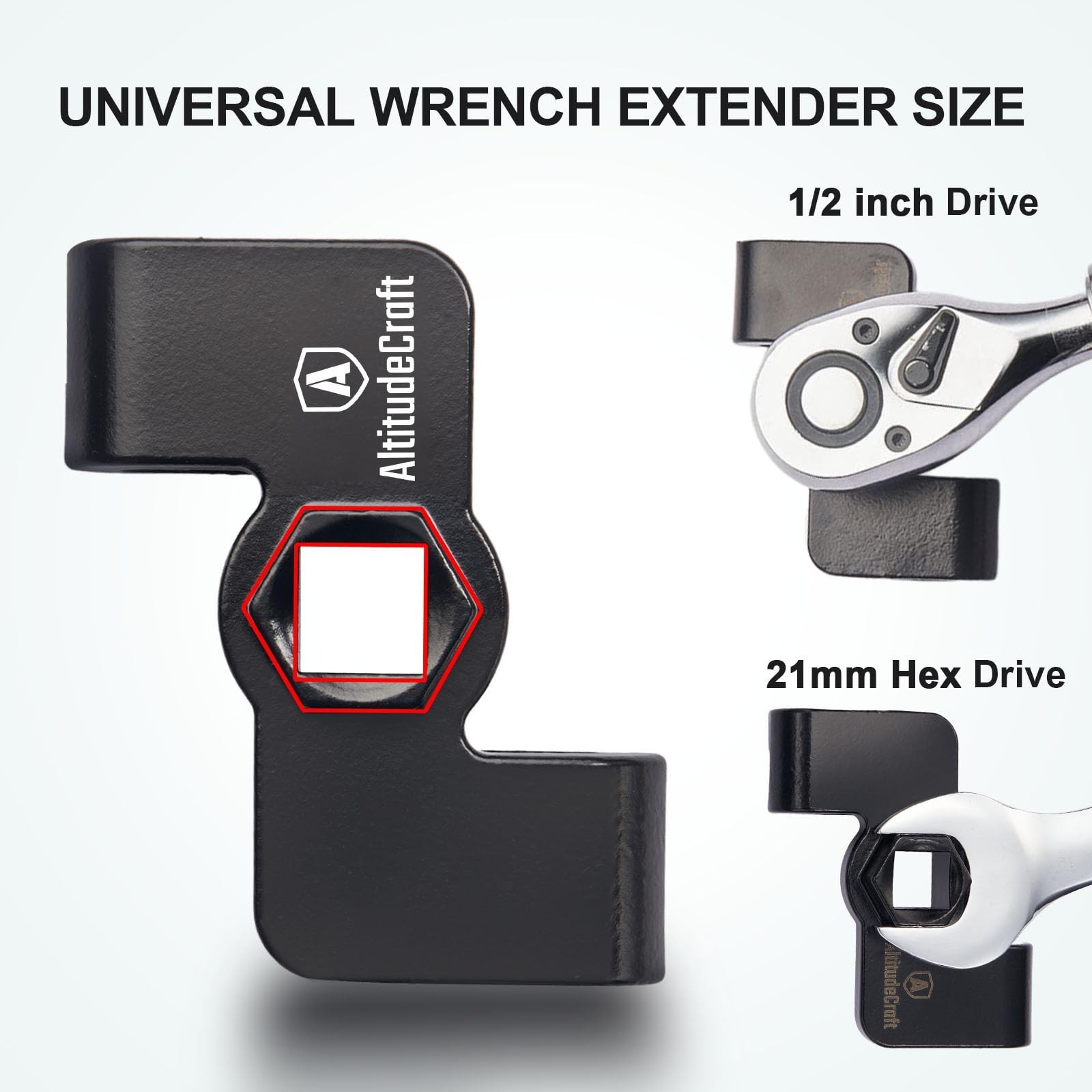 Wrench Extender Tool Set – 1/2″ Drive & 13.5″ Extension Bar for Easy Access