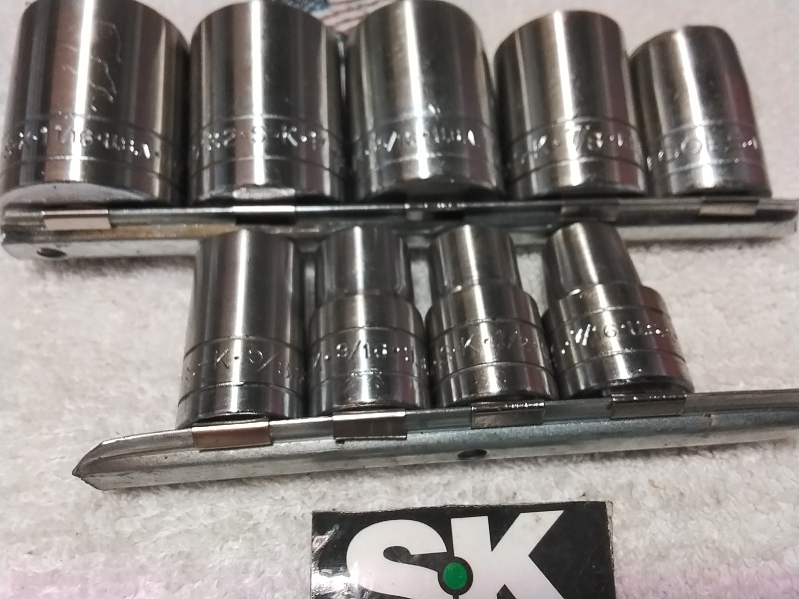 9pc S-K TOOLS 1/2″ DRIVE SOCKET SET SAE USA 🇺🇸