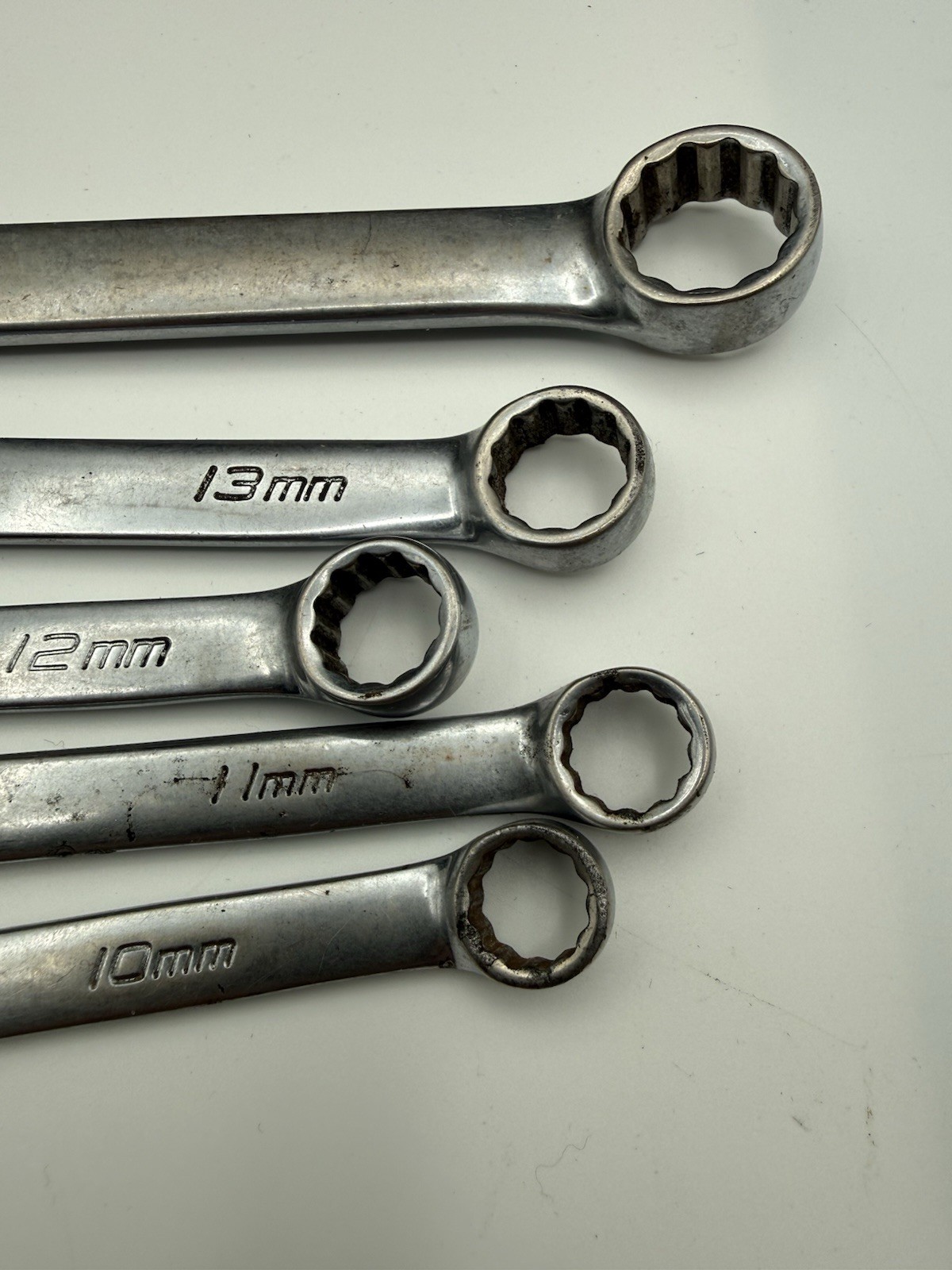 5 Snap-On Metric Combination Wrenches Lot (10-17mm) OEXM TOOL MECHANICS