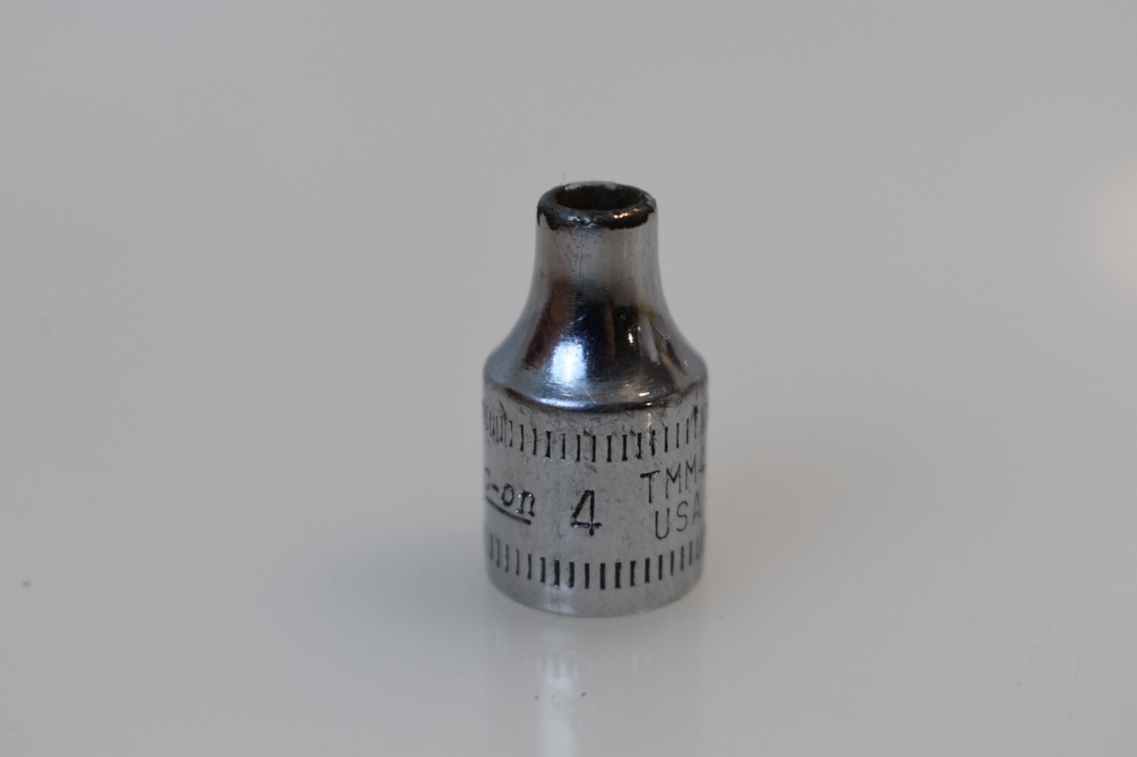 Snap On Tools TMM4 4mm Metric Flank Drive Shallow Socket 1/4″ Drive 6 Point USA