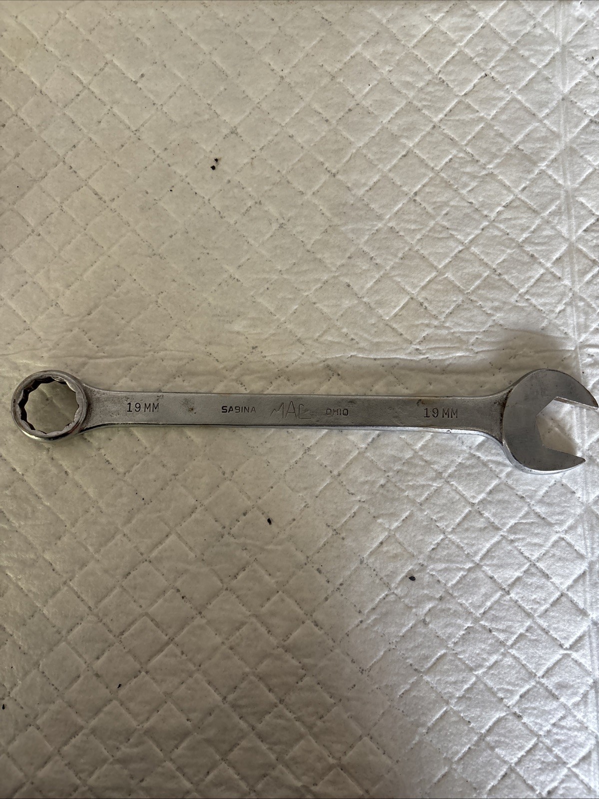 MAC 19 Mm M19CW Flare Nut Wrench/Closed Used Wrench 232