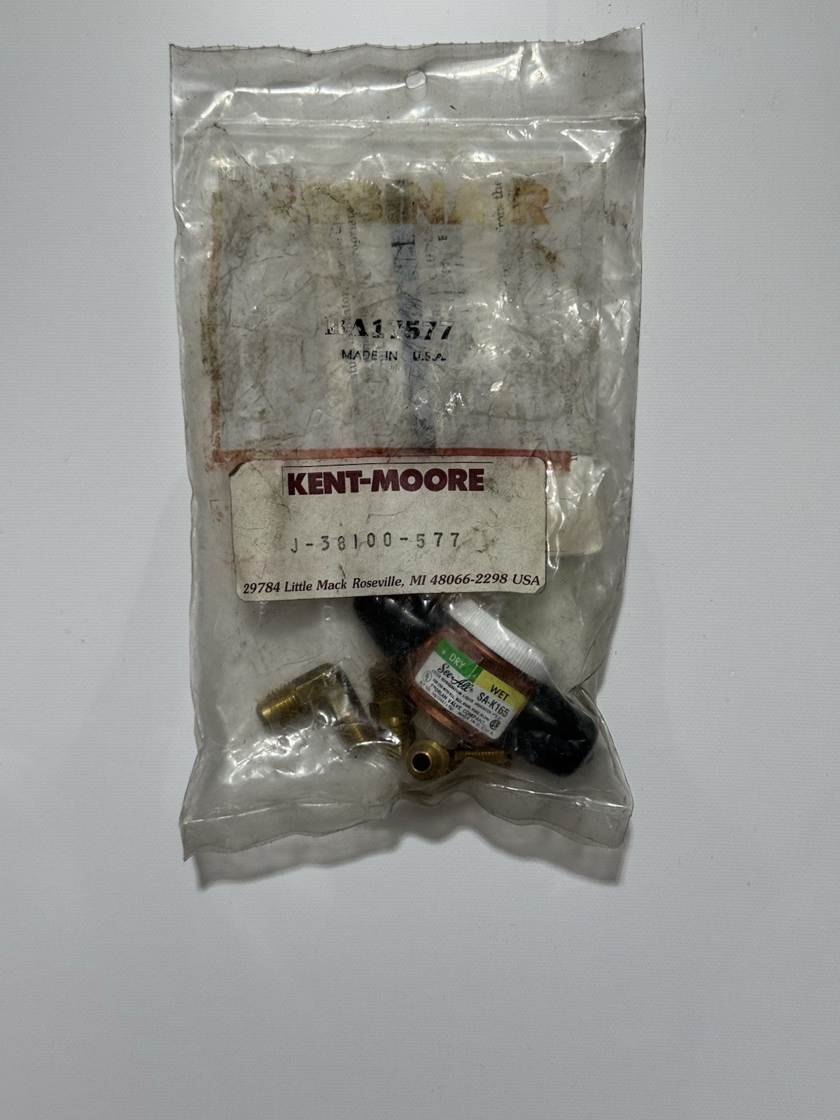 Kent-Moore J-38100-577 Adapter Kit Robinair RA17577 Sporlan Moisture Indicator