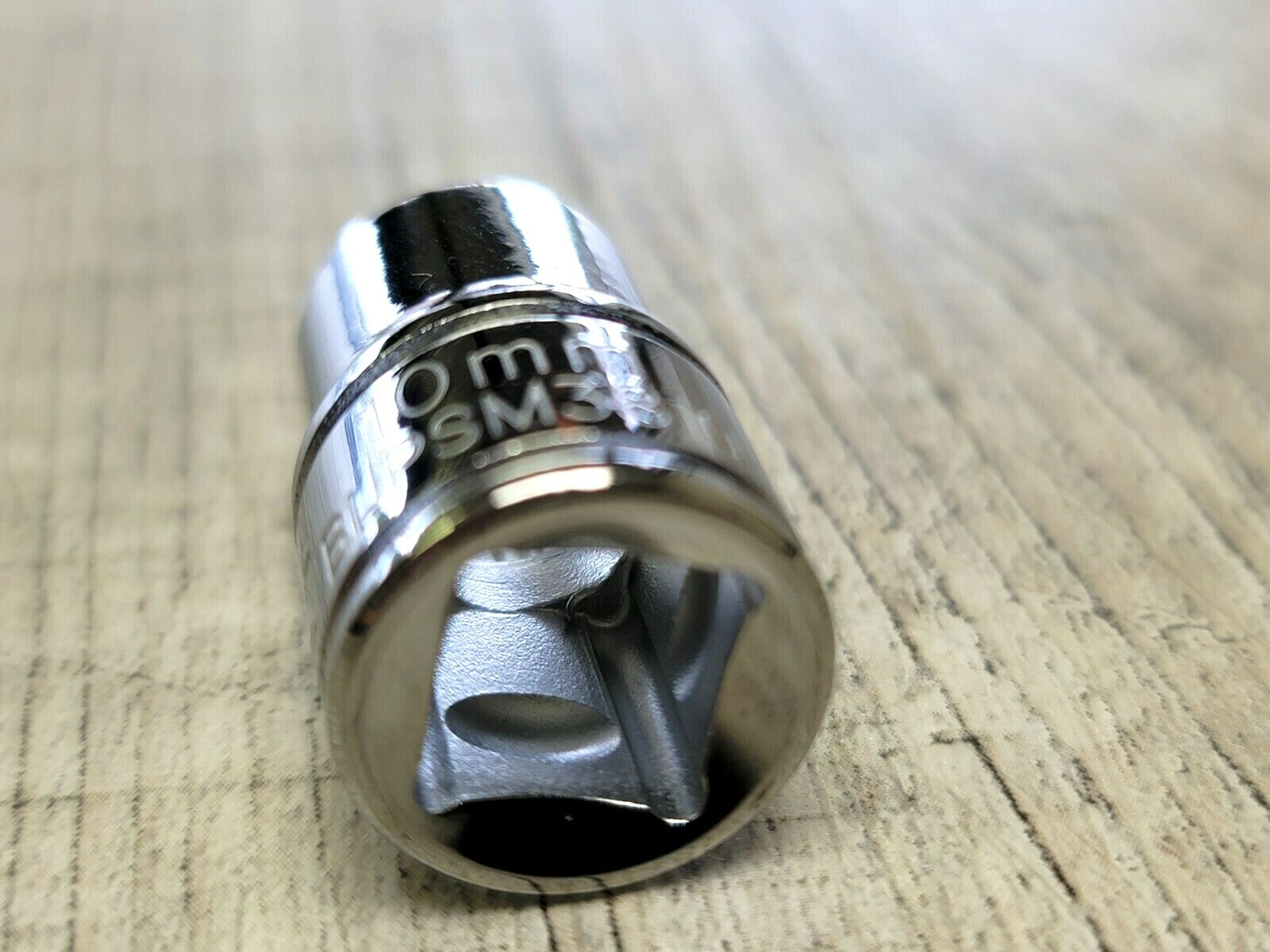 New Blue Point ™ Tools 10mm 3/8″ 6pt Shallow Chrome Socket BLPSM3810