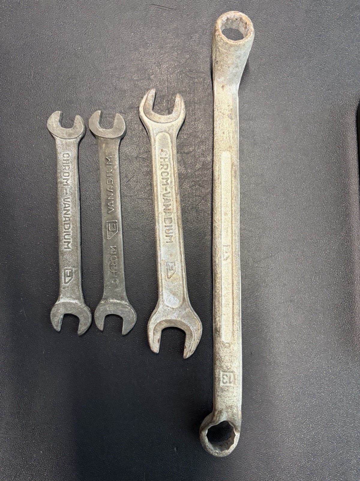 SOVIET VINTAGE WRENCH MADE IN USSR OPEN ENDED, Box Metric