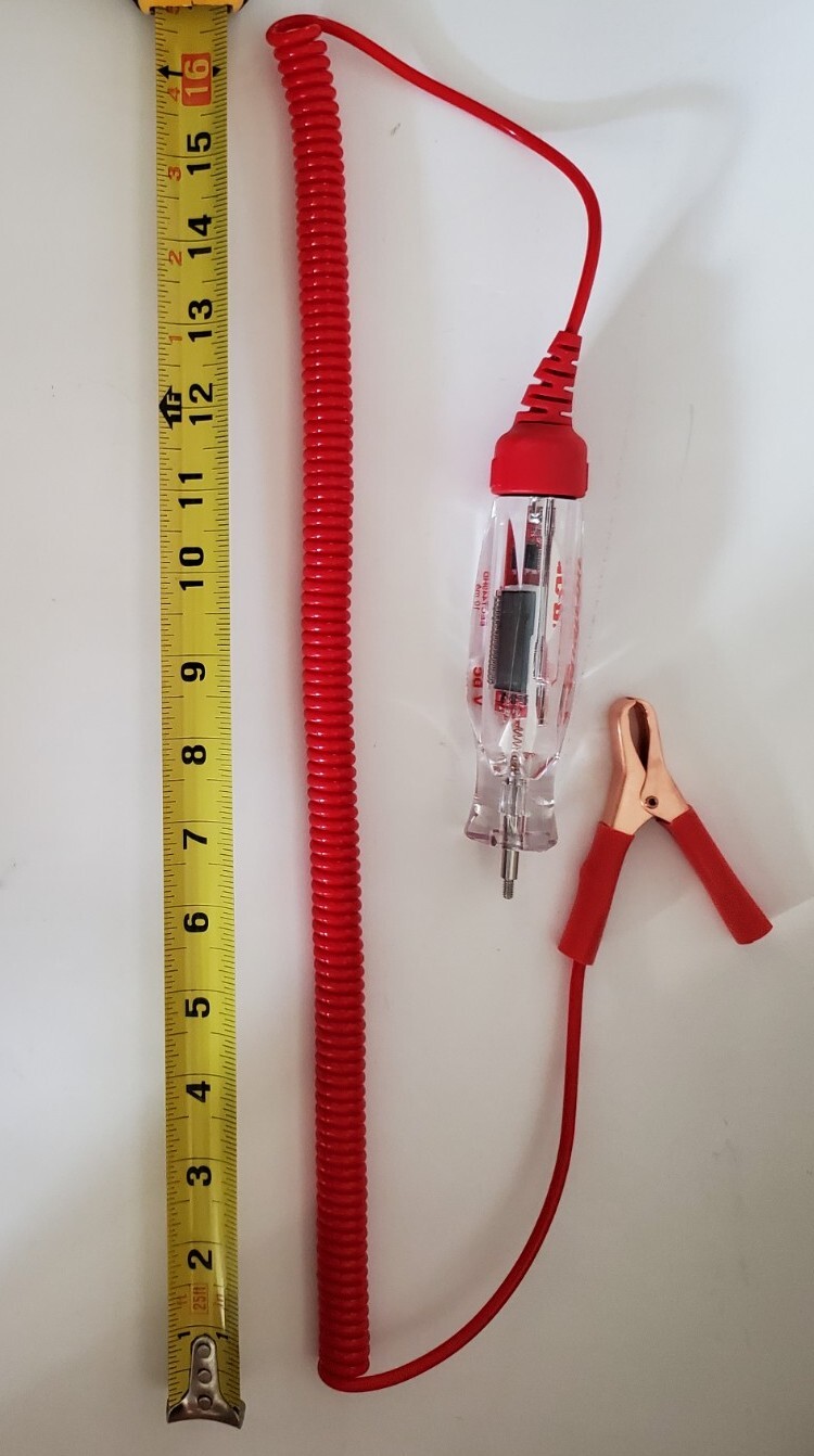 Snap On Tools Circuit Tester 4-49v DC, CLEAR handle EECT449HD 3 Shanks NEW!!!!!!